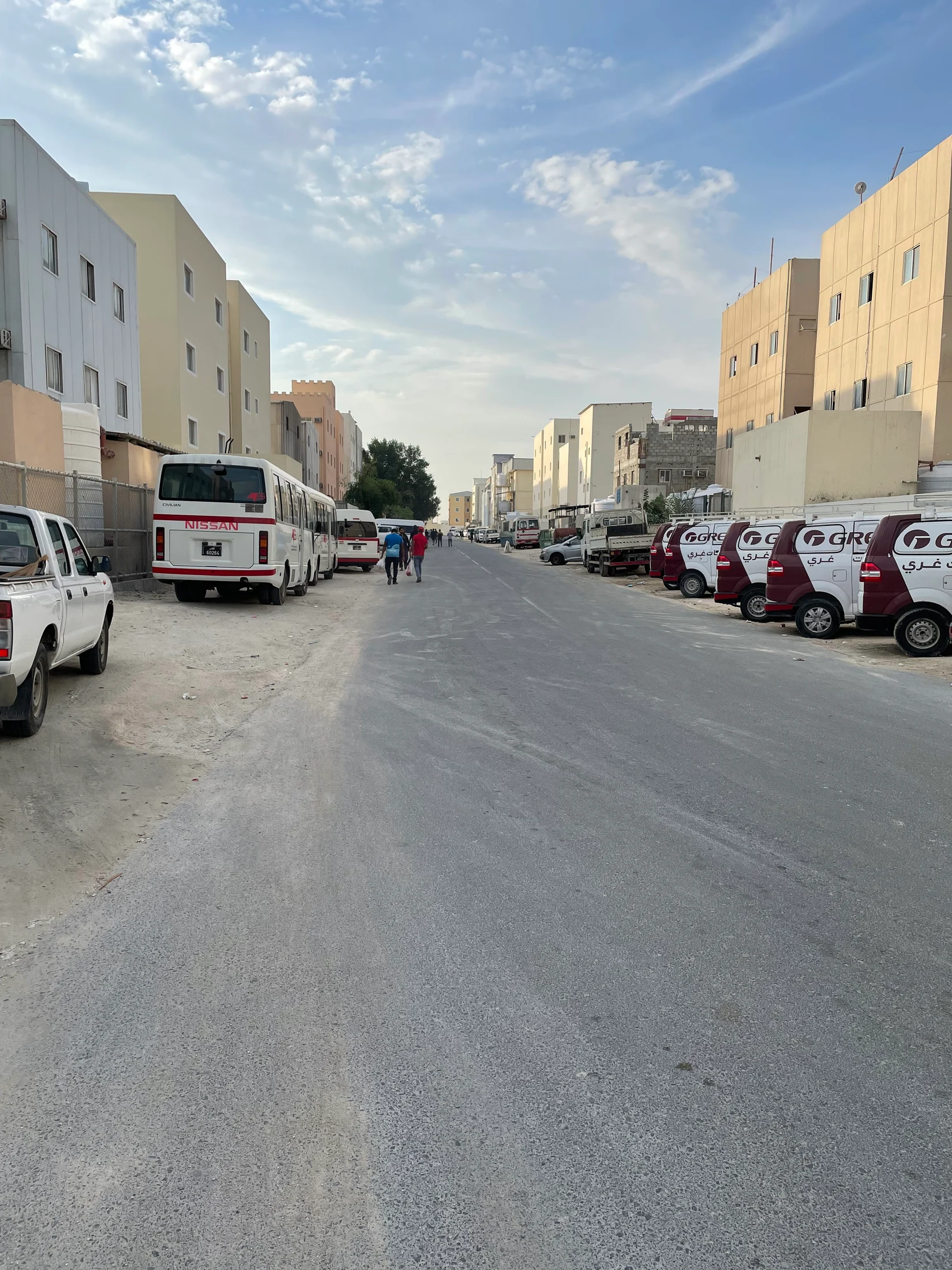 Street 1220, a short walk from Mazrouah's training pitch
